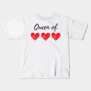 Queen of Hearts Kids T-Shirt